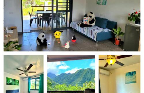 Vaira'o House | Teahupo'o Lodge - accès mer et vue montagne - canoes gratuits