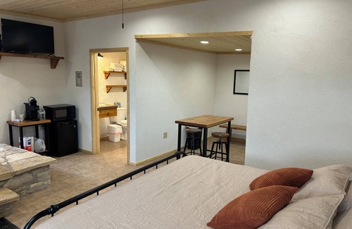 Study Butte-Terlingua Hotel | Ten Bits Ranch - Bath House room #16
