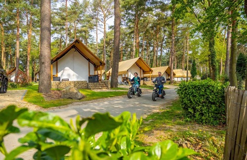 Zutendaal House | Tent lodge with bathroom, Maastricht at 16 km.