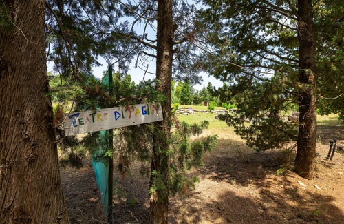 Quartu Sant'Elena RV Rental | Tent "Orange Tent - In Our Garden" with Sea View & Shared Pool