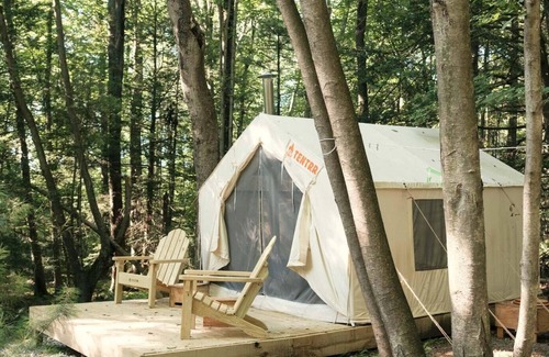 Tower City RV Rental | Tentrr Signature Site - GoldMine Hideaway