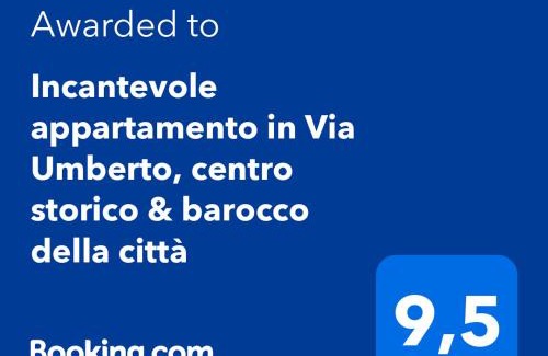 Picanello-Ognina-Barriera-Canalicchio Apartment | Teo Apartment in Via Umberto I, in the historic & baroque center of the city