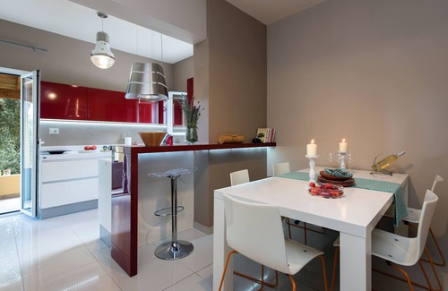 Spartylas House | Terra Rossa Holiday Home with Seaview by Konnect - 3km from Ipsos