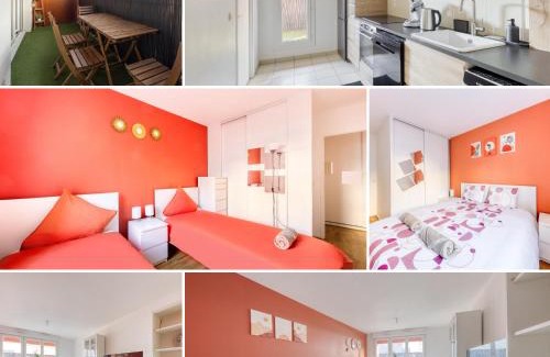 Saint-Denis Apartment | Terracotta Room - Proche Stade de France & CDG & Paris