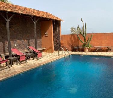 Senegal Bed & Breakfast | Terrasse Maisonnette Chambre jardin