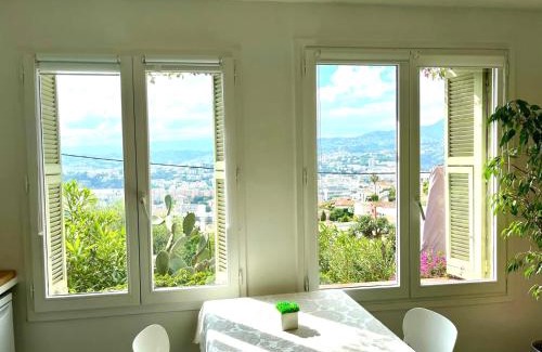 Mont Boron Apartment | Terrasse, vue mer & montagne, parking & clim