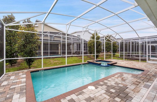 Four Corners House | 🥇Terrific 7bd villa near Disney (CG1150)