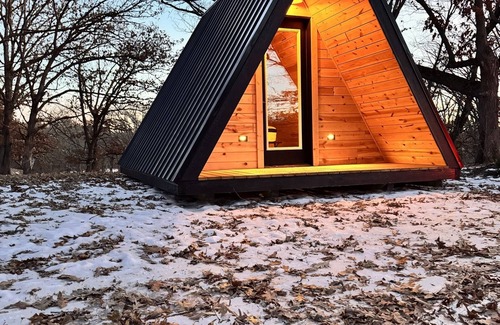 St Croix Falls House | The A-Frame at Big Rock Creek – A Scenic Retreat on White Oak Ridge