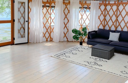 Vashon Island House | The authentic PNW waterfront yurt glamping experience!
