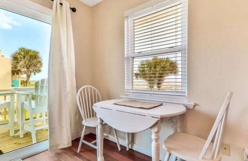 St. Augustine Beach House | The Bailey Bungalow- Direct OceanFront studio apartment