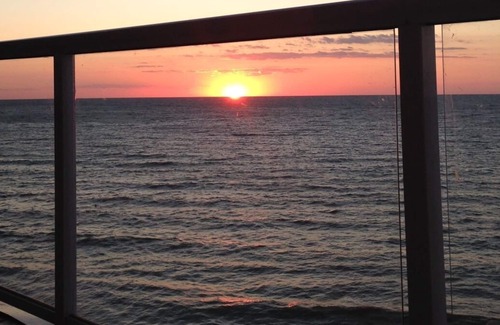 Geneva-on-the-Lake Condo | The Beach is Your Backyard Lakefront Condo #110