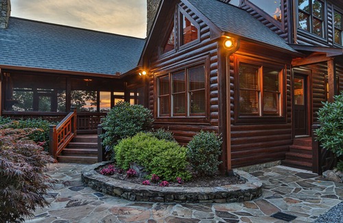 Blue Ridge Cabin | THE BEST FOR US Elegant Rustic Mountain Top Rental in Deer Crest with Spectacular Sunset and View.