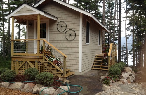Mount Desert Cabin | The boathouse at Somes Sound