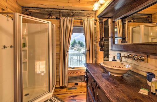 Maggie Valley Cabin | 'The Cabin at Mary's Place' w/ Deck & Mtn Views!