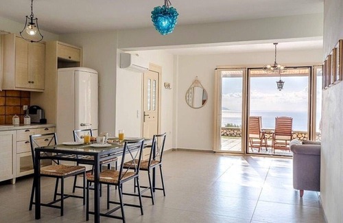 Leivathos House | The Cerulean Villa. The Concord of Blue and Green!