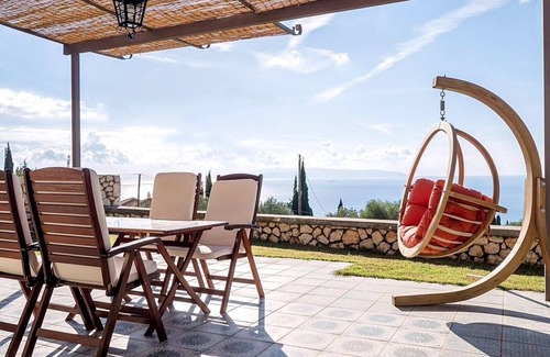 Leivathos House | The Cerulean Villa. The Concord of Blue and Green!