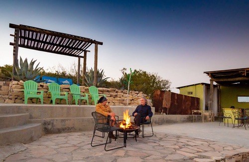 Terlingua Apartment | The Chisos Suite - overlooking the Chisos Mountain range.