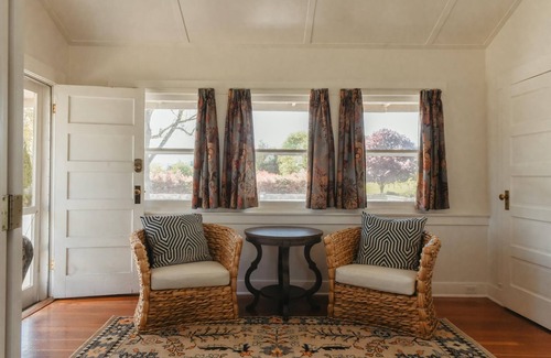 Medford Villa | The Cottage: One bedroom w/mini fridge & private bath.