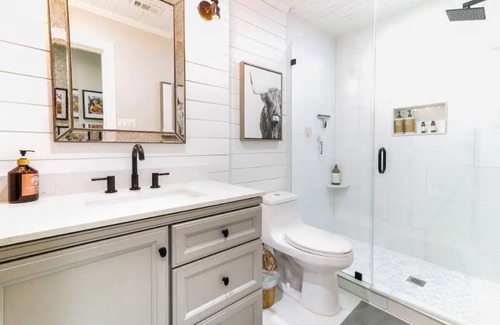 Round Rock House | The Cozy Boho Oasis Getaway - Pool, Hot Tub, Grille, & Large Deck