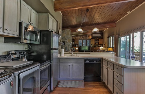 Rapid City Cabin | The Creek Front Cabin - 2 BR, 2 BA - huge 40' deck - Million Dollar Setting!