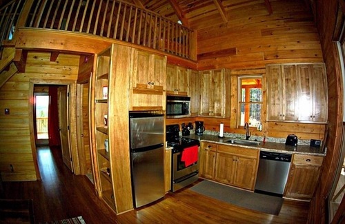 Woodland Cabin | The Cypress Cabin - Solid Wood Log Cabin with Awesome Views!