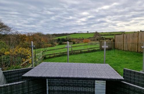 Amroth Apartment | The Den - Modern cabin with wood burning stove