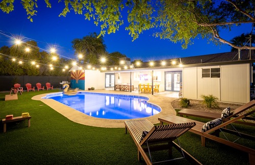 New Papago Parkway House | The Diamond House - Poolside Perfection!