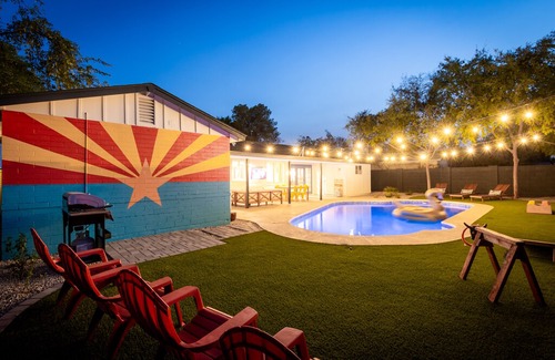 New Papago Parkway House | The Diamond House - Poolside Perfection!