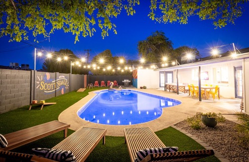 New Papago Parkway House | The Diamond House - Poolside Perfection!