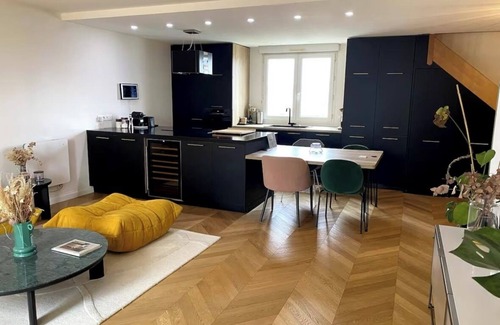 Lyon City Centre Apartment | The Duplex with Rooftop