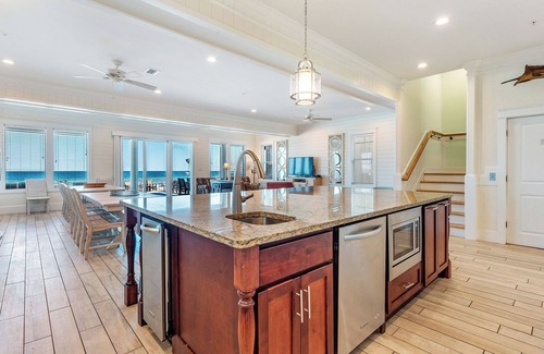 Orange Beach House | The Emerald. 12BR 14BA Luxury Beachfront Home. Elevator. Very nice. Pool. More.
