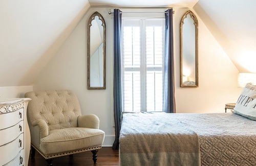 Southern Pines House | The Enchanted Castle- Right Downtown with Hot Tub & Fenced Backyard