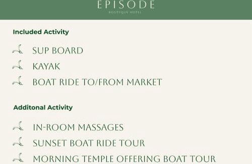 Tha Kham Hotel | The Episode Boutique Hotel