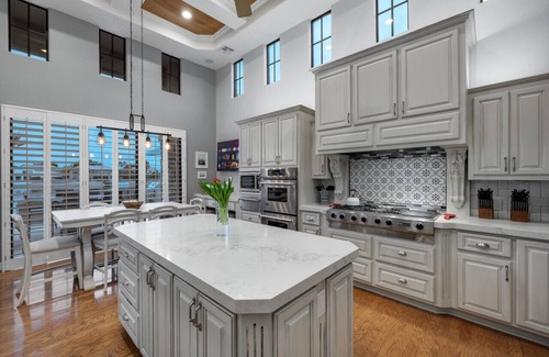 Arrowhead Lakes House | The Estate- Beautiful home with heated pool and pontoon boat.