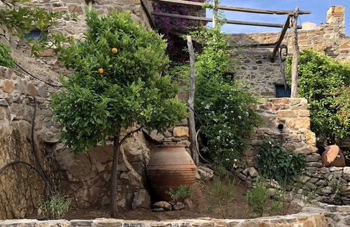 Volissos House | The Garden House, a Lovely Stone Built House with great view