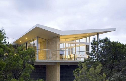 Island Beach House | The Glass House - beach front - Island Beach