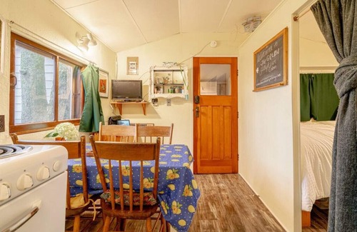 Leamington Cabin | The Green Jelly Bean · Lakefront Tiny Home Cabin on the Beach