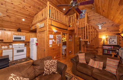 Thayerville Cabin | The Grizzly Den: Lake Area, Dogs Welcome, Hot Tub, Fireplace!