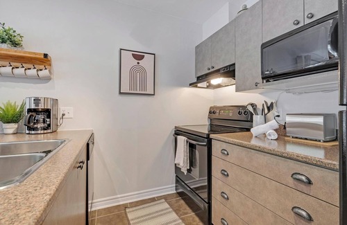 Mont Ste. Marie Condo | The Hill Suite | Ski-In/Out + Balcony Fire Ambiance & Mountain Views