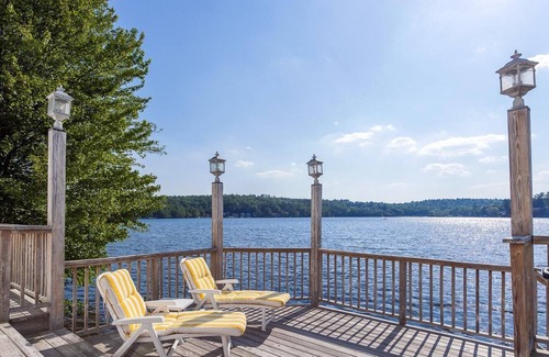 Kauneonga Lake Villa | The Homestead: 14 bedroom lakehouse in scenic Catskills town by Red Cottage Inc.