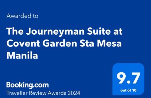Santa Mesa Apartment | The Journeyman Suite at Covent Garden Sta Mesa Manila