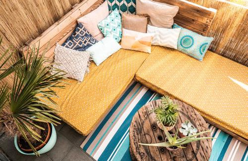 Beiertheim-Bulach Apartment | The KAlifornia I stilvoll mit Urlaubsfeeling I Dachterrasse I Klima