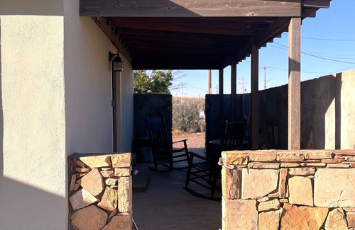 Fort Davis Apartment | The King Suite At Casa Hermosa, Gaze At Sleeping Lion Mountain From Your Porch!