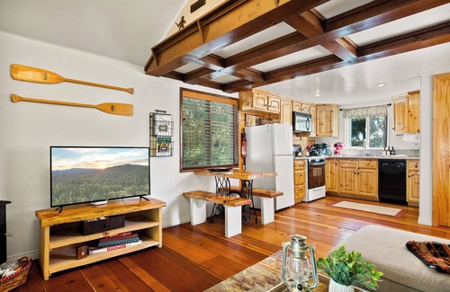 Cedarpines Park Cabin | The Little Bear Cabin - Tiny Romantic Cabin in the Woods!