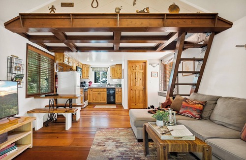 Cedarpines Park Cabin | The Little Bear Cabin - Tiny Romantic Cabin in the Woods!