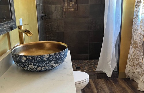 Big Water Resort | "The Lotus" Private Yurt at Nomad Yurts. Central to all Lake Powell offers.