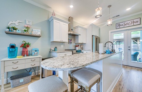 Shallotte House | The Mermaid Cottage! Centrally located, pool, and loaded with extras!