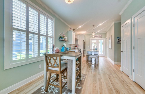Shallotte House | The Mermaid Cottage! Centrally located, pool, and loaded with extras!