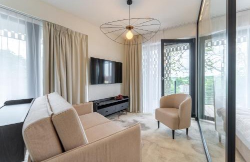 Ustronie Morskie Apartment | The Mirror Loft 364 w obiekcie Bałtyk Sun- Parking Bawialnia w CENIE- Holiday City