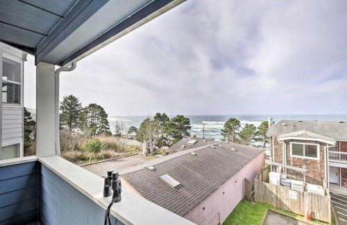 Depoe Bay House | The Moby House Coastal Retreat with Ocean Views & Hot Tub